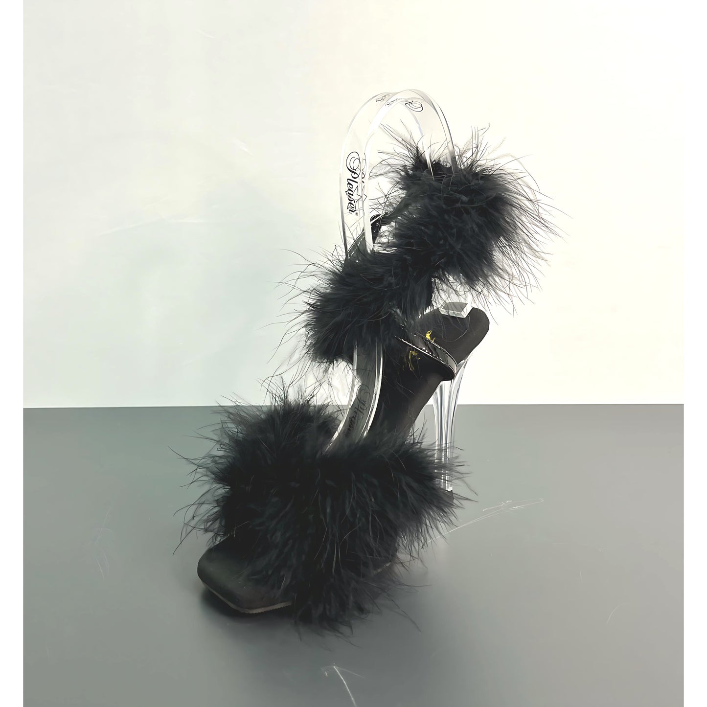 Lik Feather 4 1/2 Inch Heel