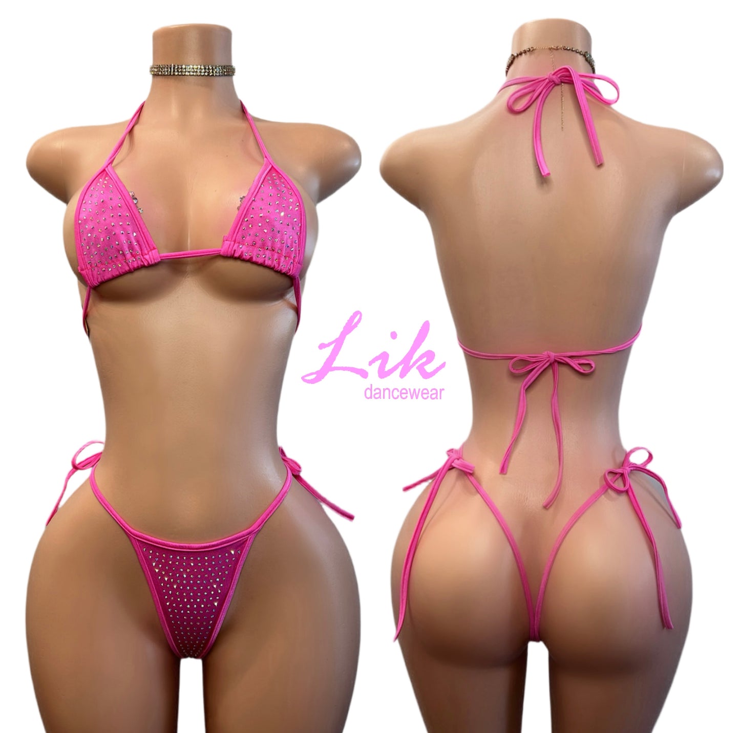 Micro bikini rhinestone