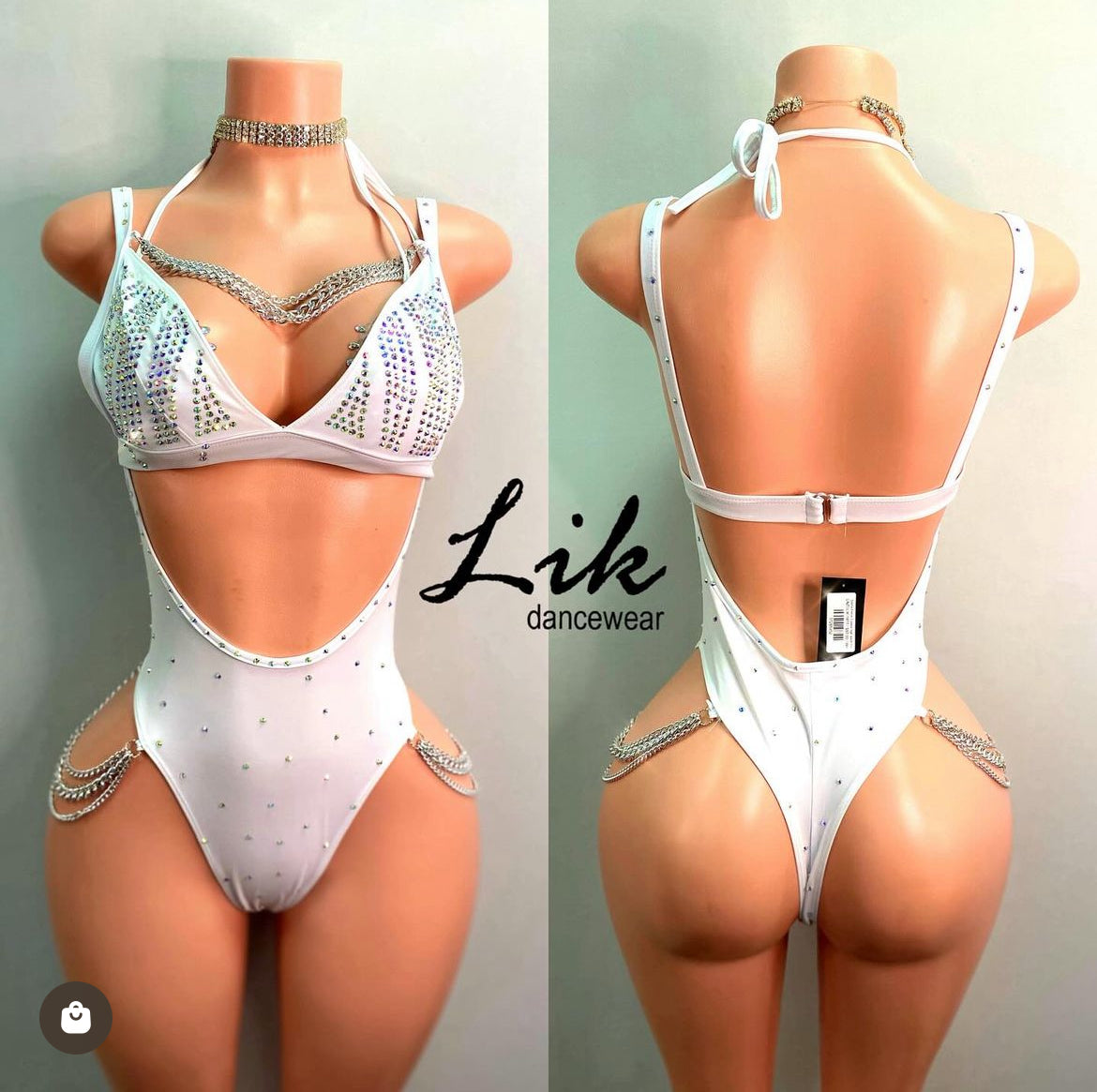 Sasha Fierce 2 piece high waist fringe