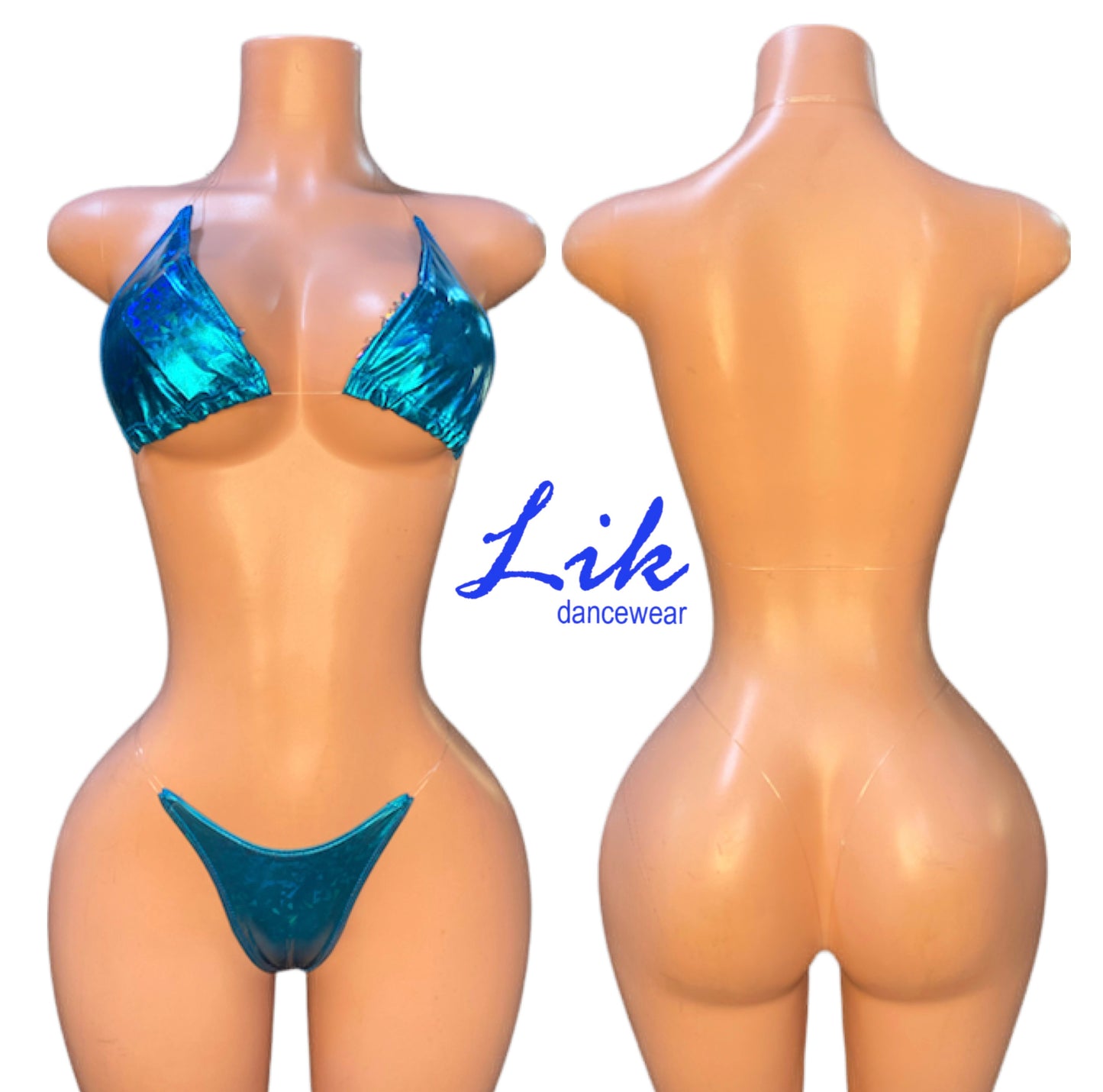 LULU Clear string Bikini set