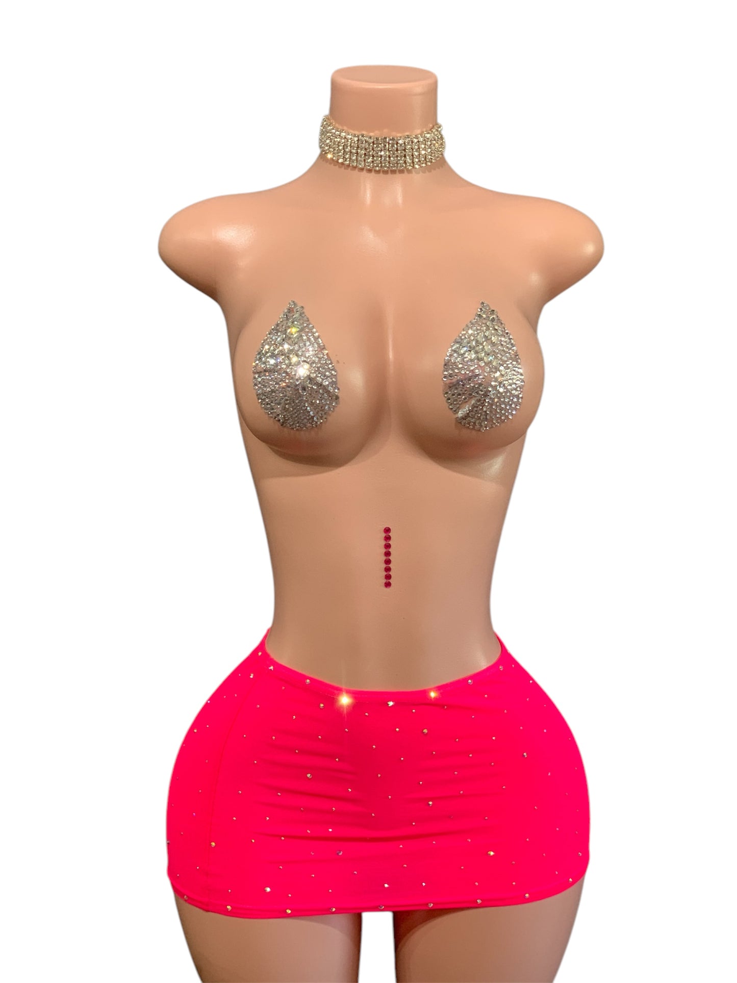 Lik Tube Skirt Rhinestones