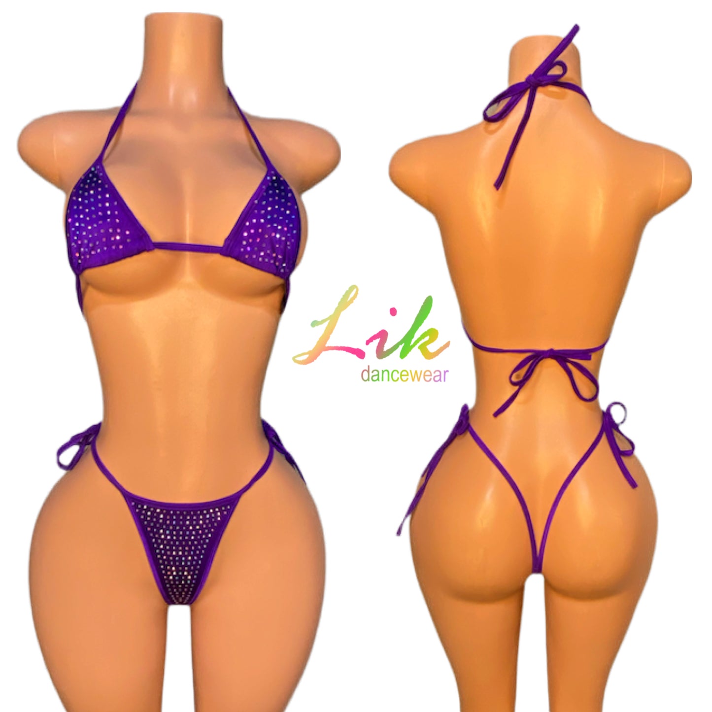 Micro bikini rhinestone