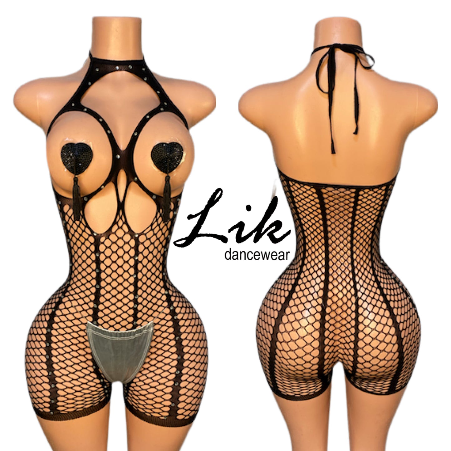 Fishnet Criss- cross dress