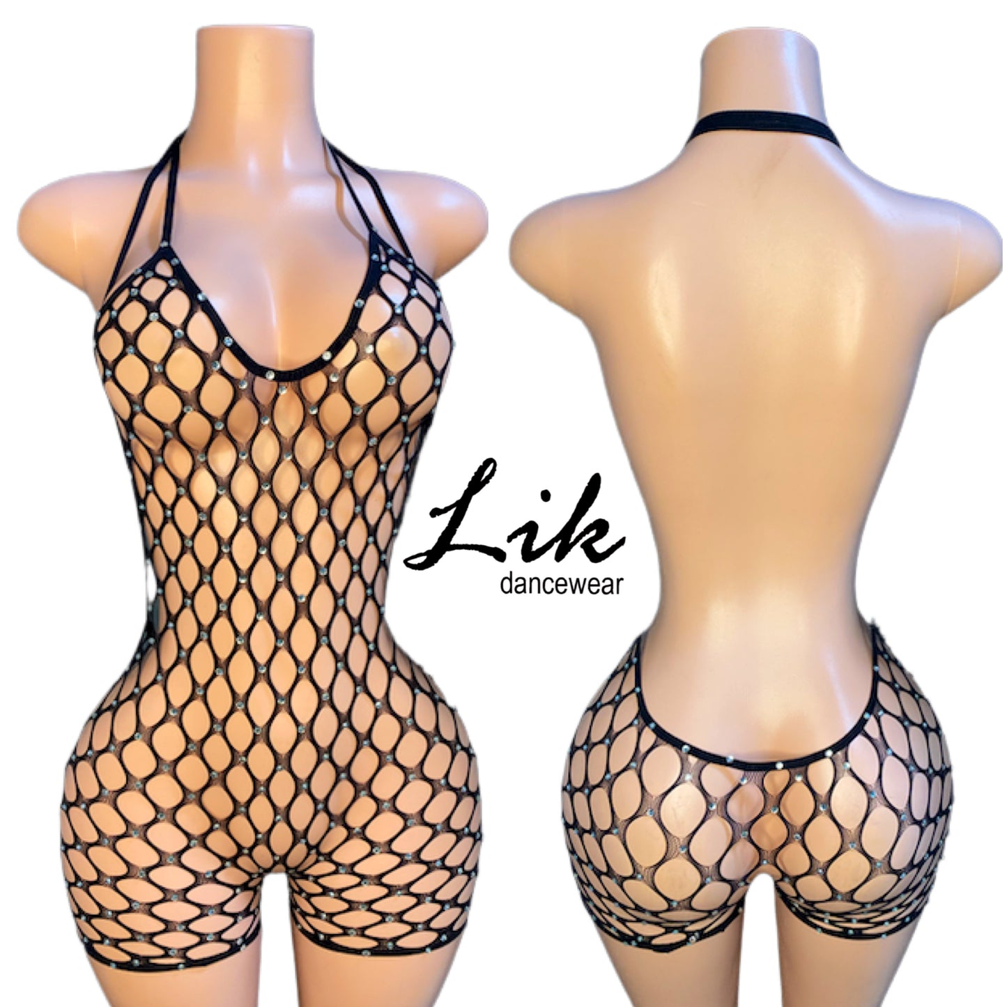 Crave fishnet romper