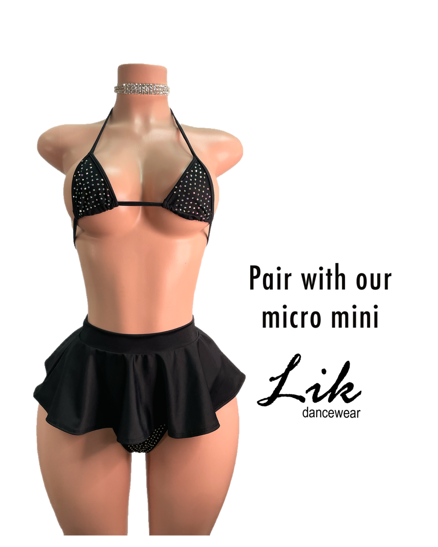 Micro bikini rhinestone