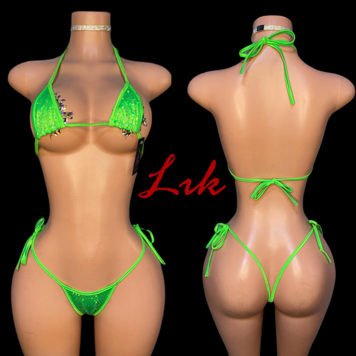 Micro bikini rhinestone