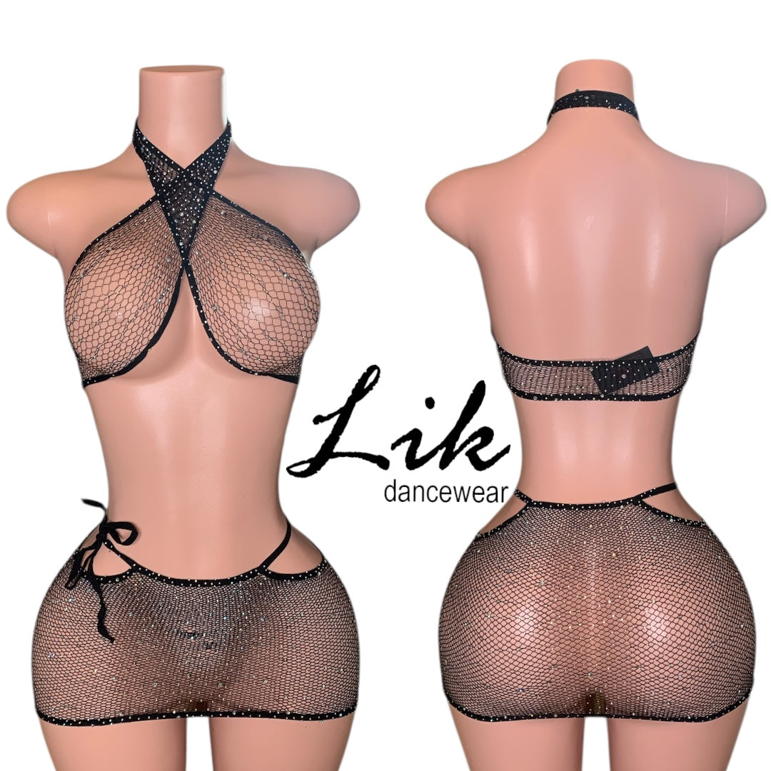 Wrap Around Stripper Two Piece