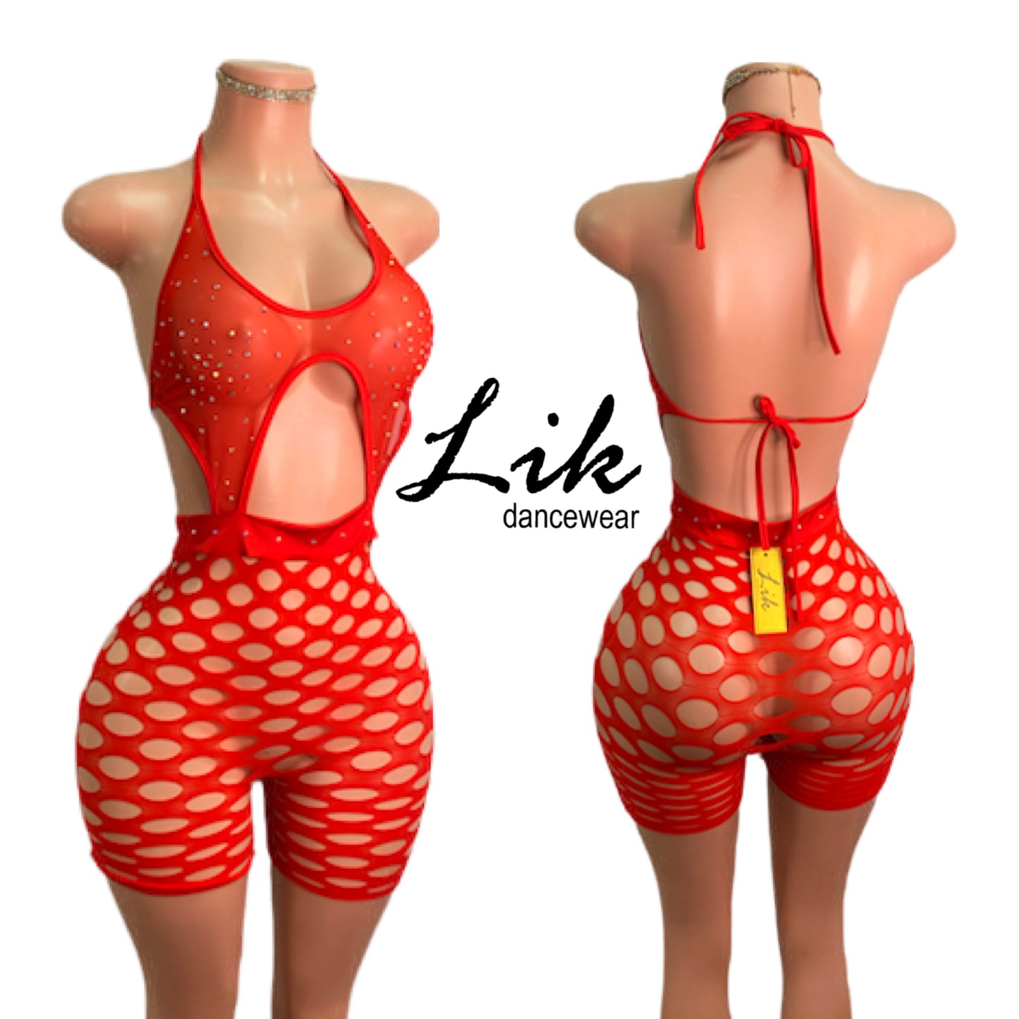 City Girl Mesh Romper for exotic dancers