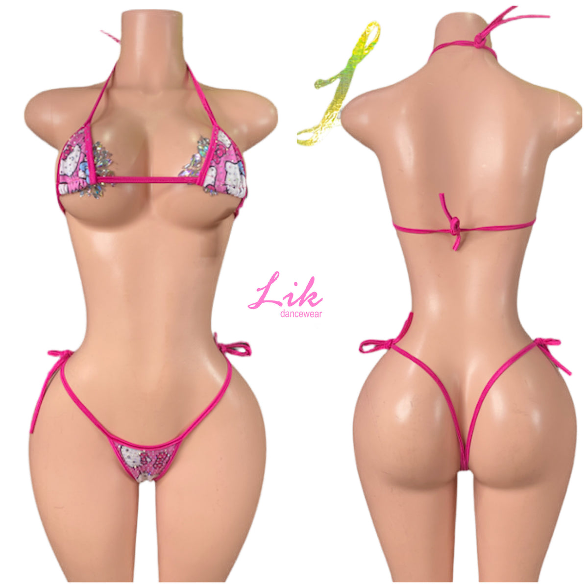 KISS ME CRAZY- 2pc micro bikini set exotic dancewear