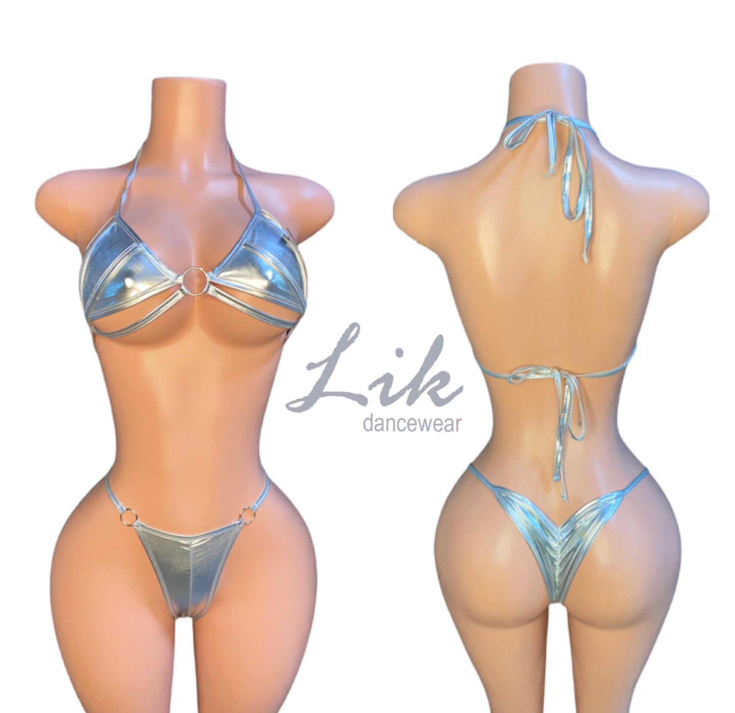 Slutty Silver two piece