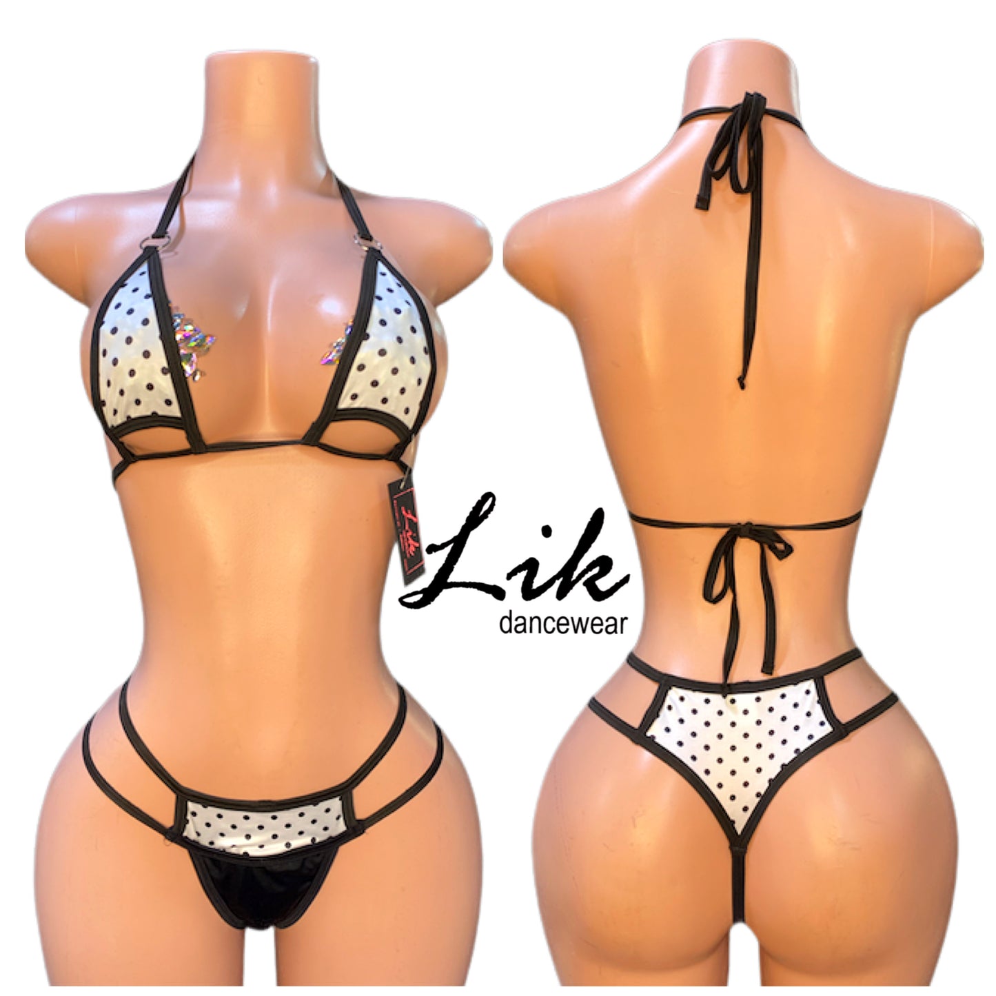 Dots Strappy Bikini