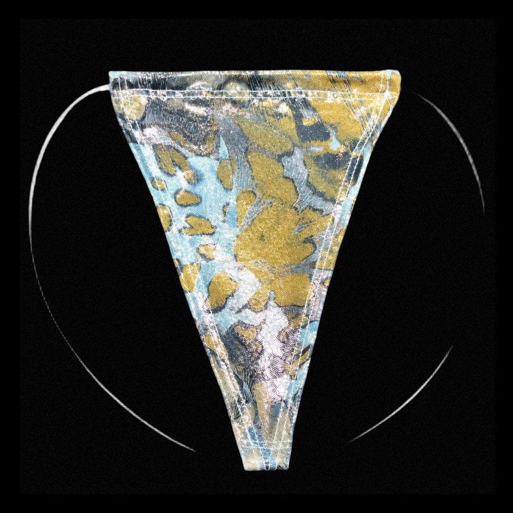 Print Clear String Invisible Thong -Lingerie