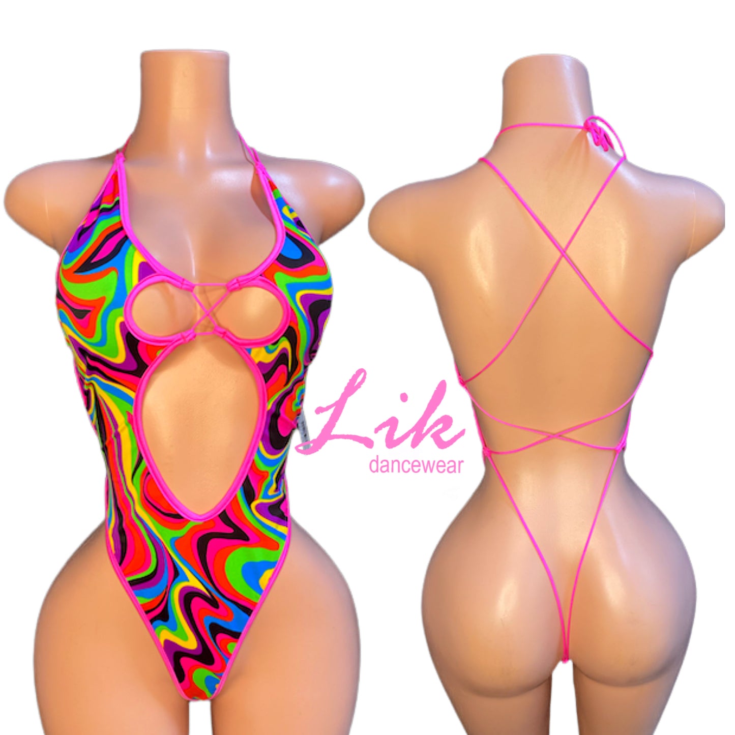 Chase lace up one piece