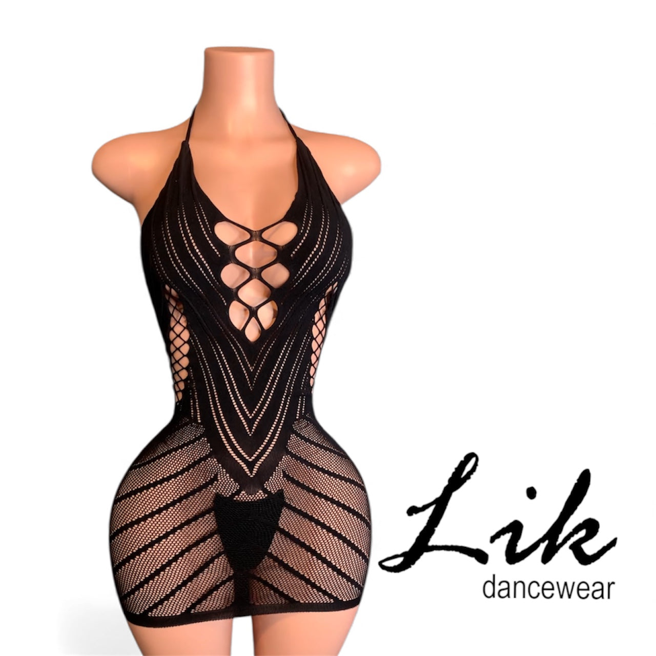 Fishnet Criss- cross dress