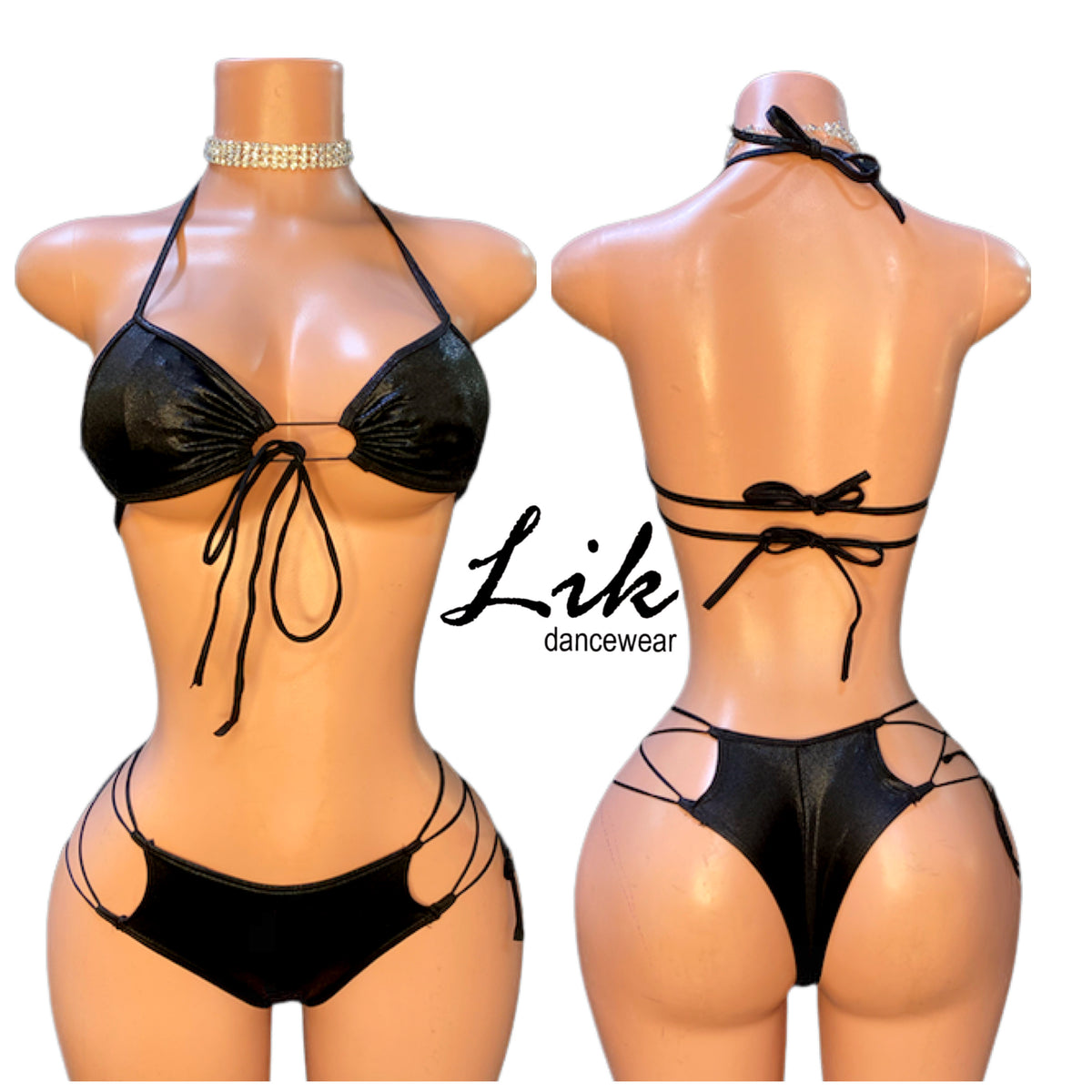 Destiny two piece short set ties