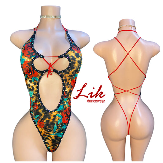 Chase lace up one piece