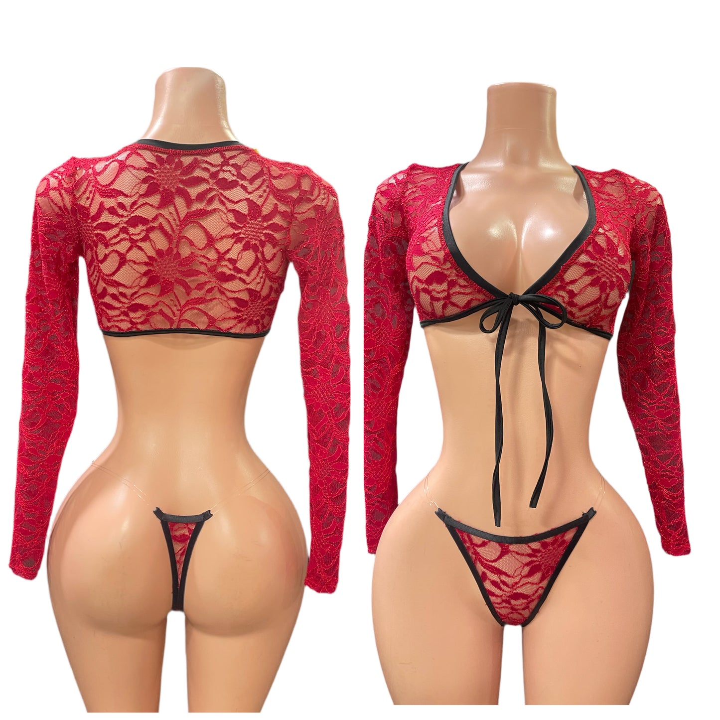 Lik Wrap Top with Thong