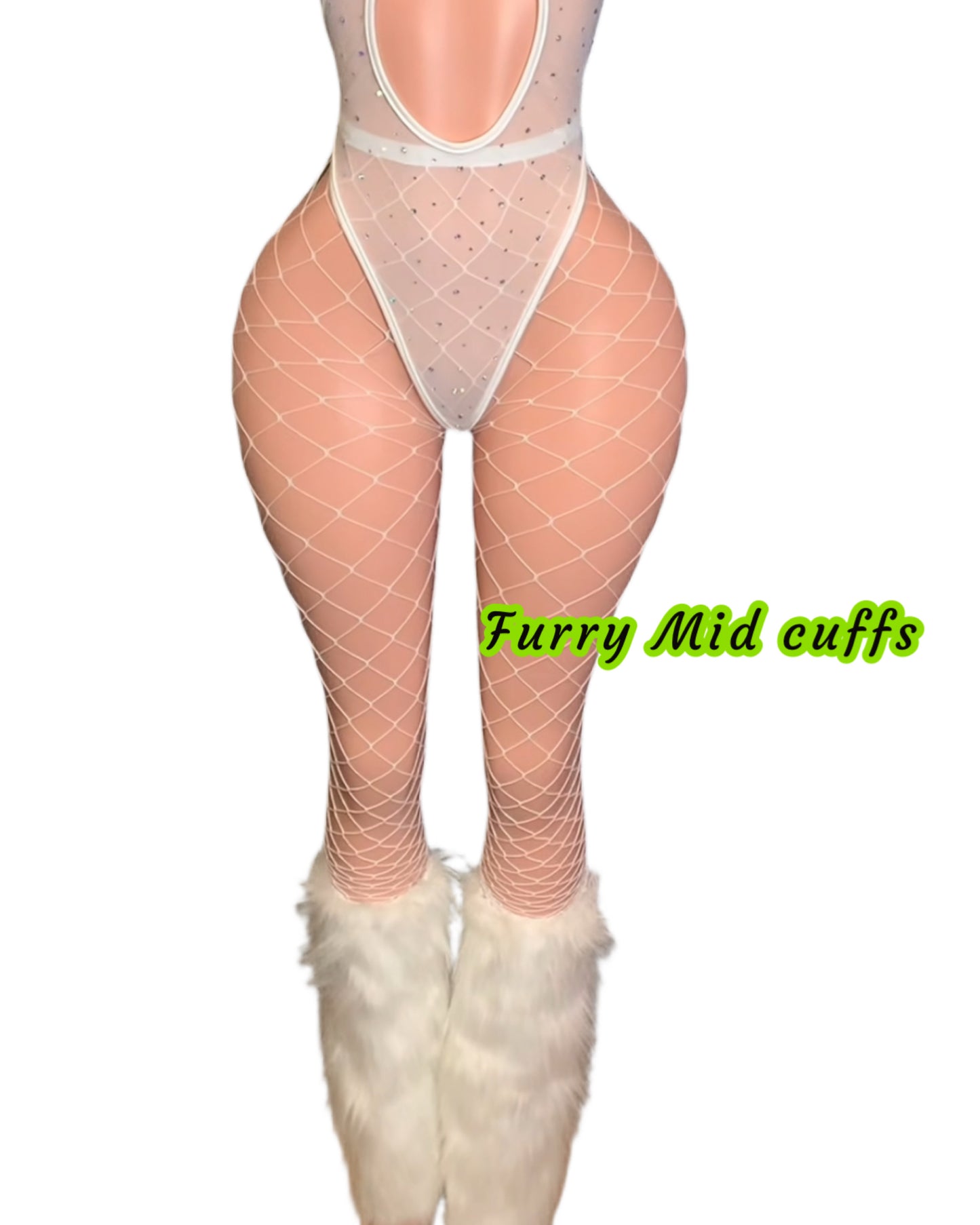 Furry short leg cuffs