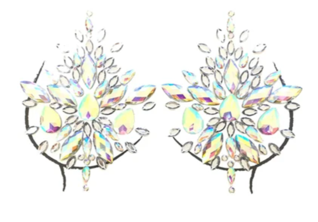 Neva nude Crystal Pasties