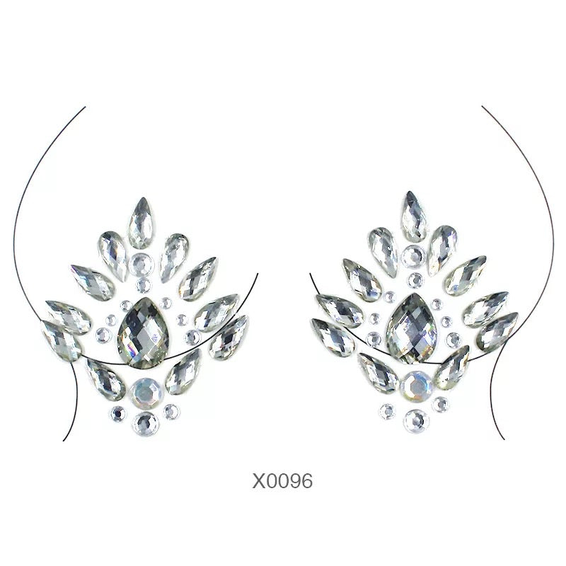 Lik Rhinestone Crystal Pasties