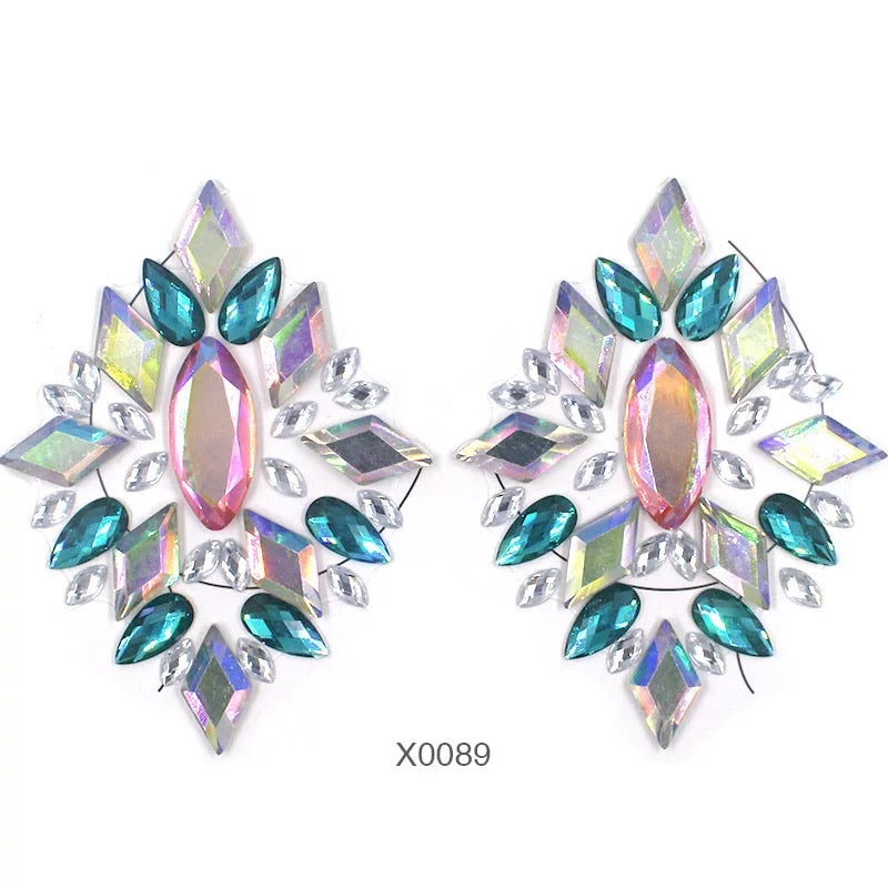 Lik Rhinestone Crystal Pasties