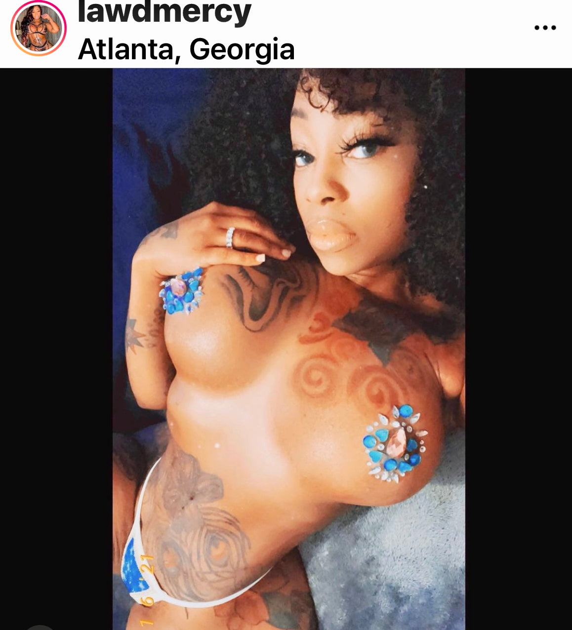 Lik Rhinestone Crystal Pasties