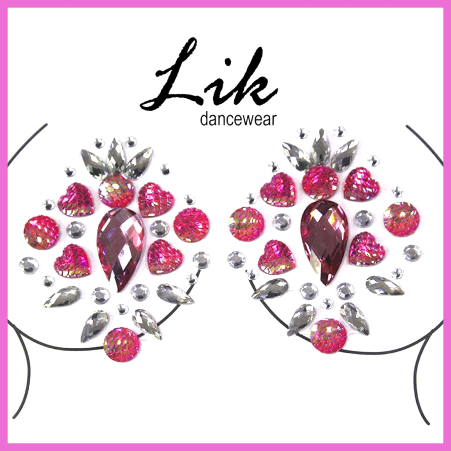 Lik Rhinestone Crystal Pasties