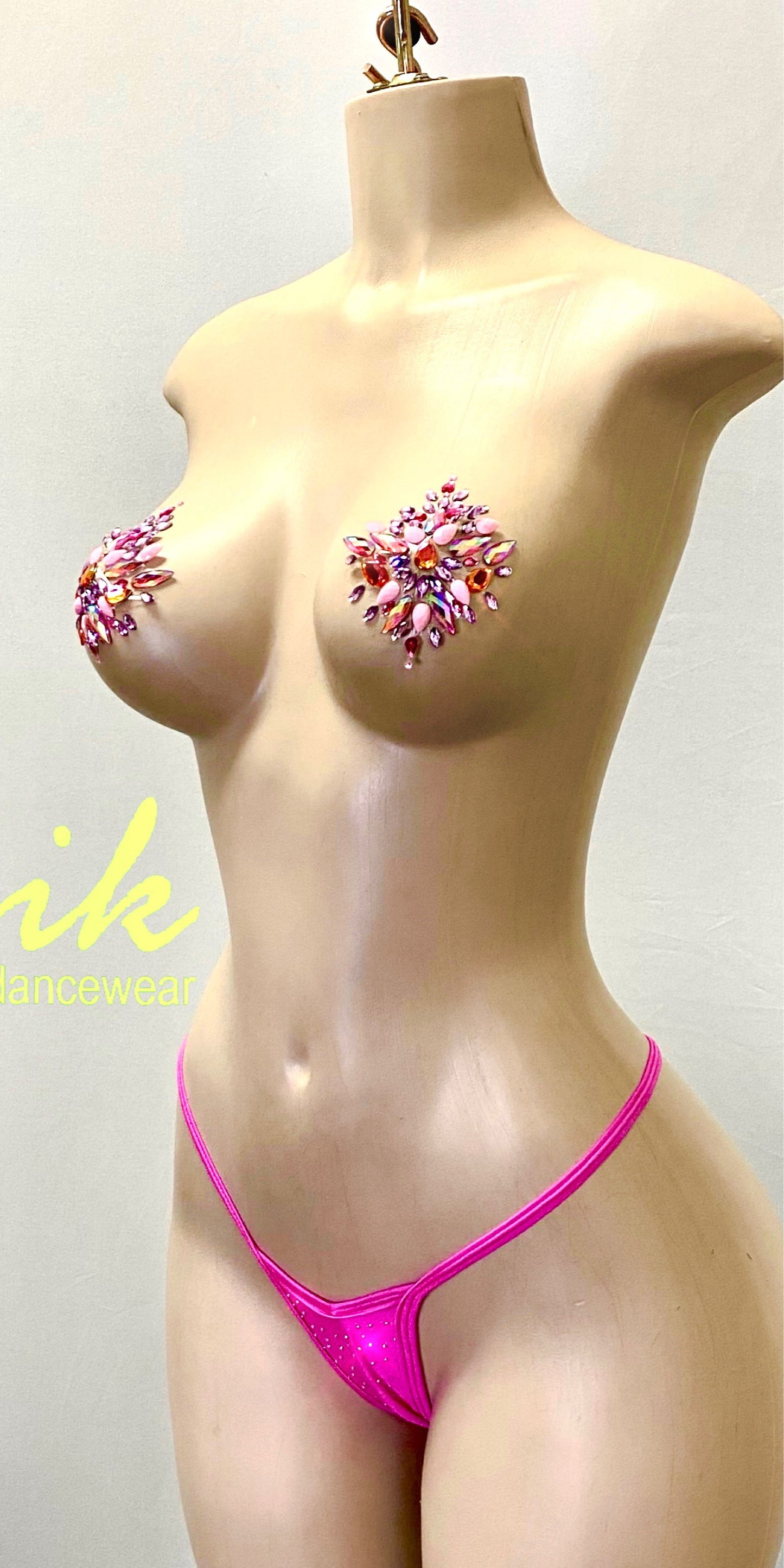 Lik Rhinestone Crystal Pasties