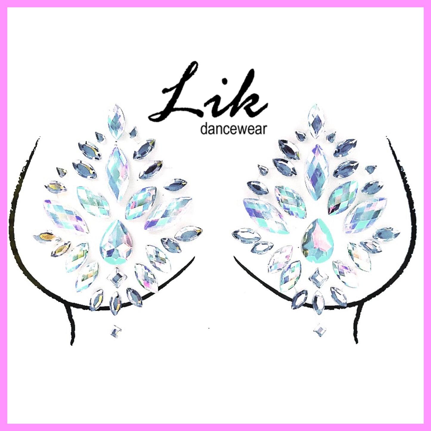 Lik Rhinestone Crystal Pasties