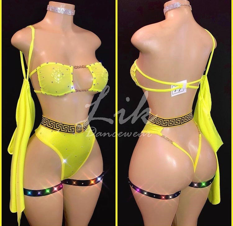 Rhinestone Garter