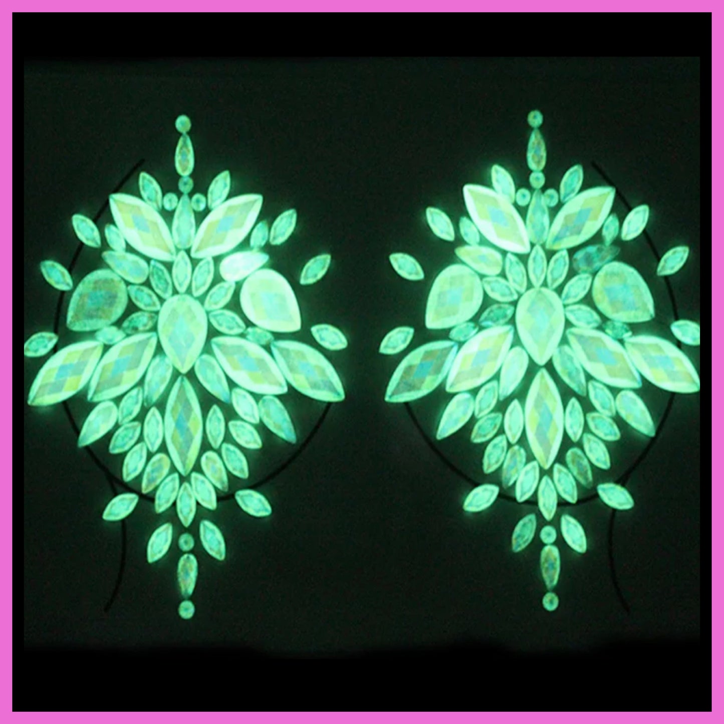 Lik Rhinestone Crystal Pasties