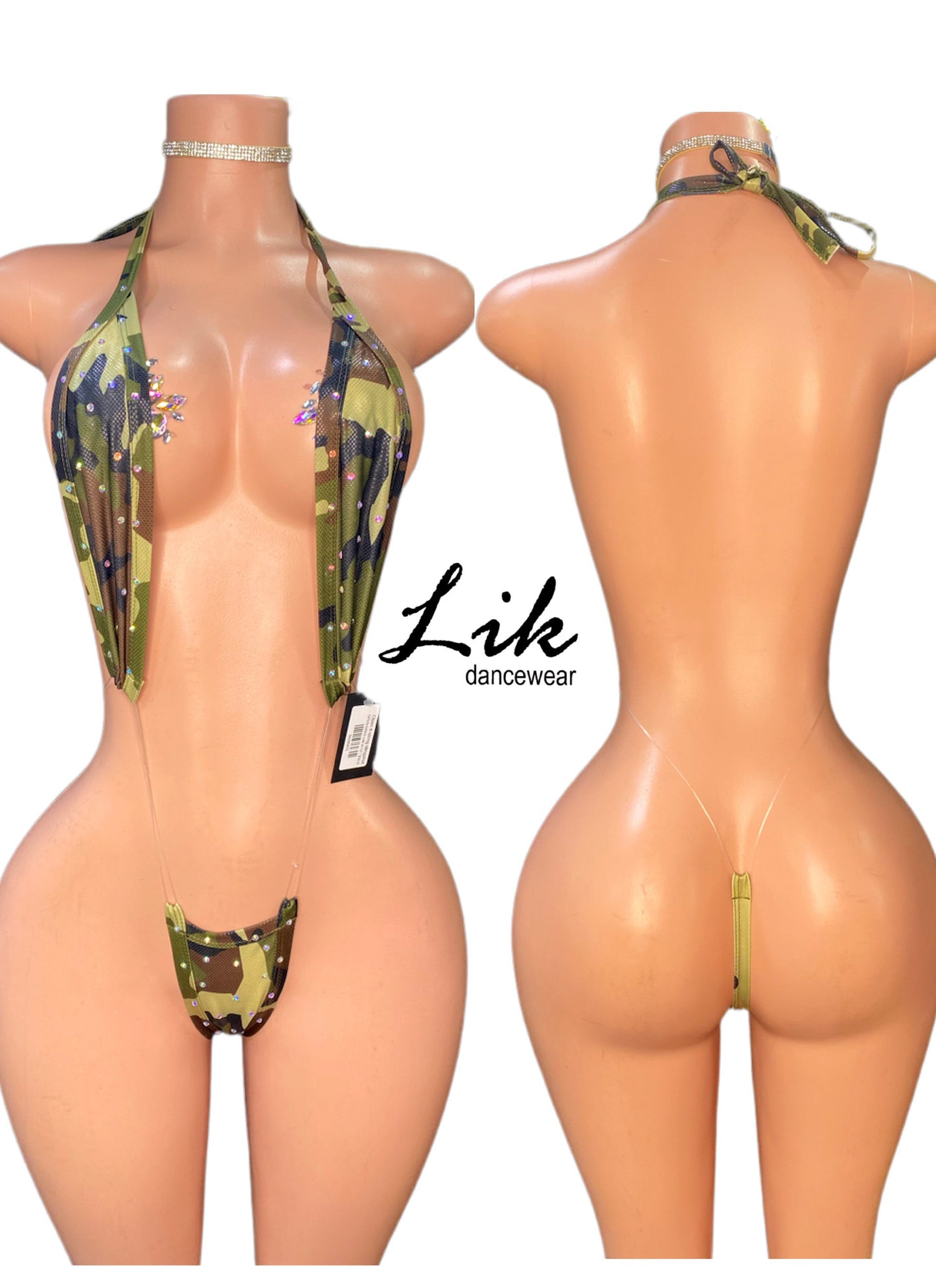 Exotic Dancer- OPEN IT Clear string slingshot