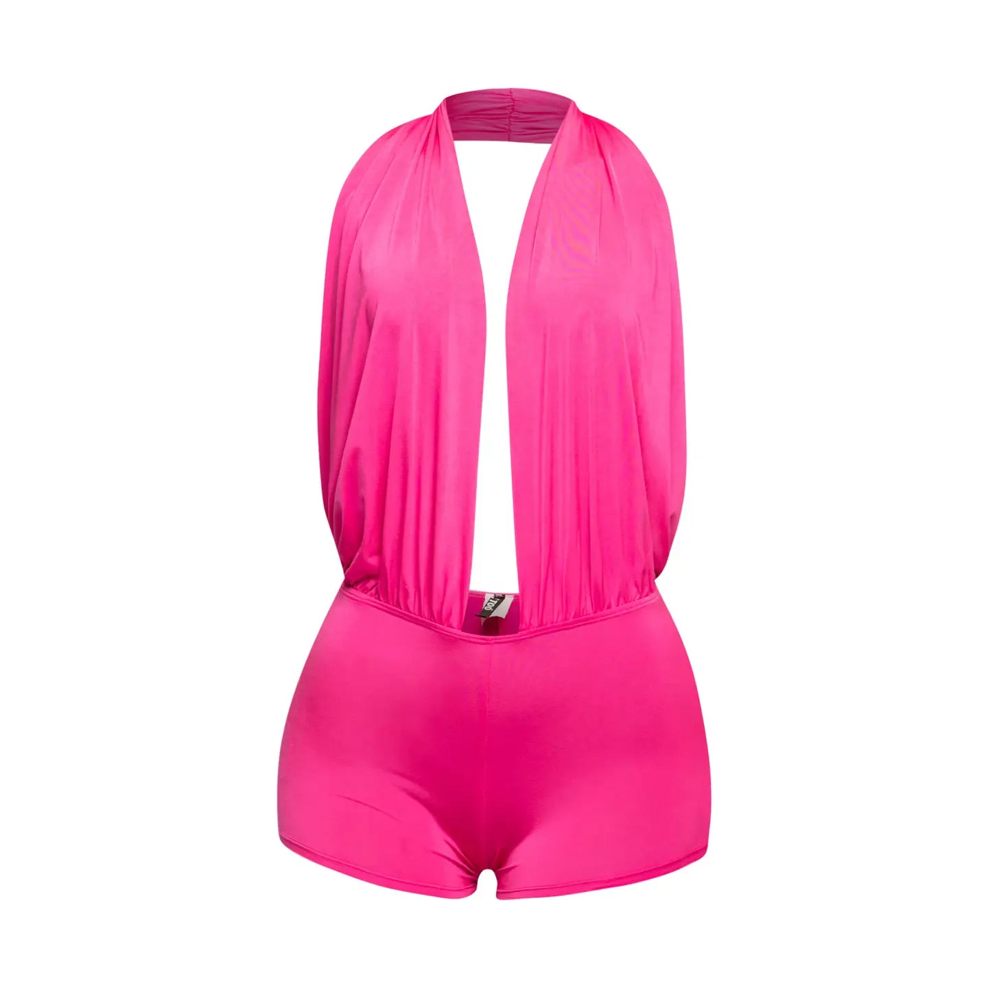 Deep V Halter Romper