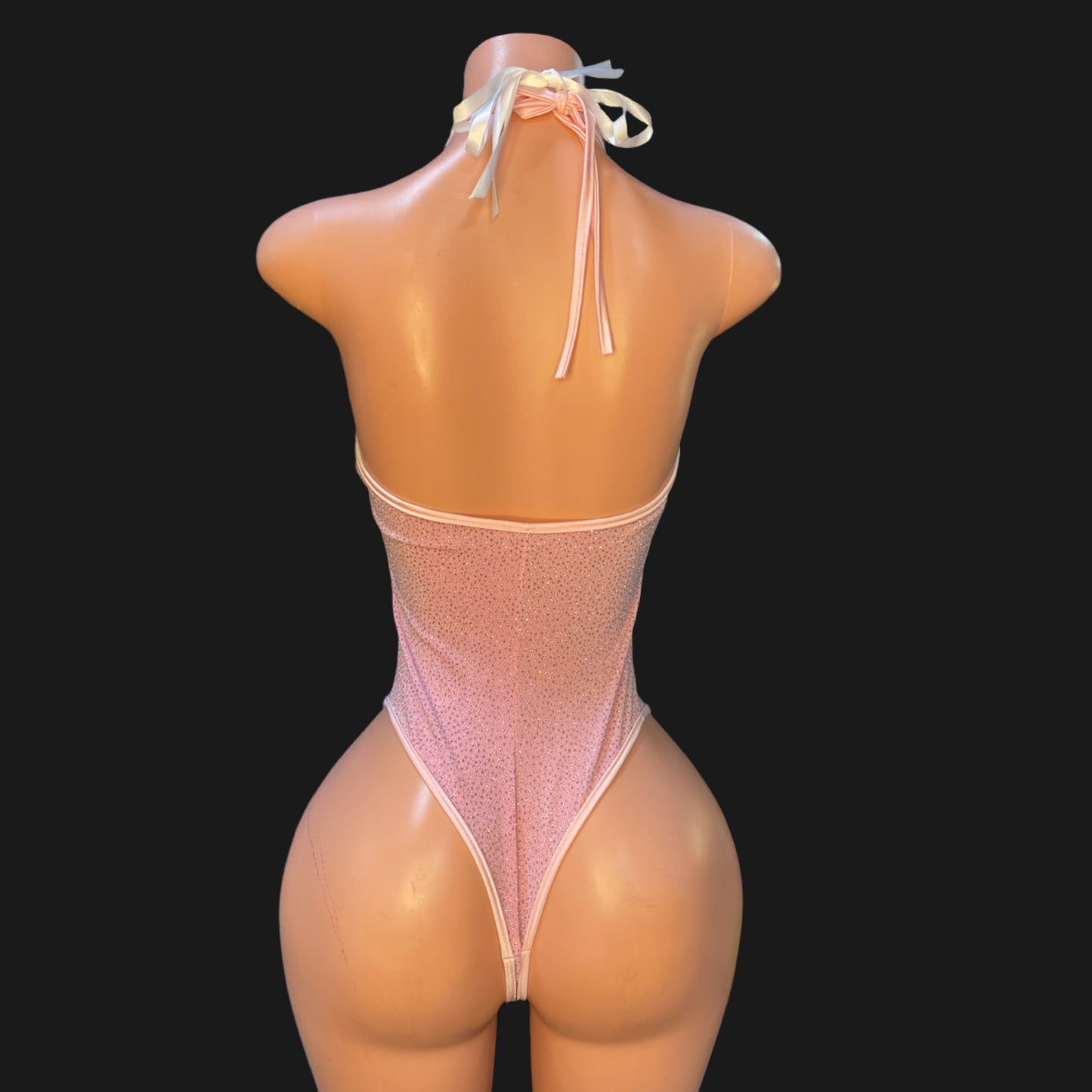Exotic dancewear Lace up one piece