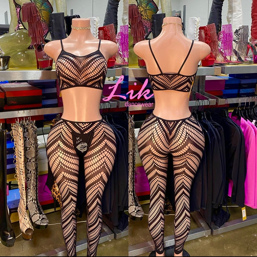 Ziggy two piece mesh set