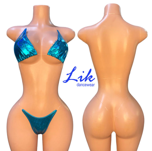 LULU Clear string Bikini set