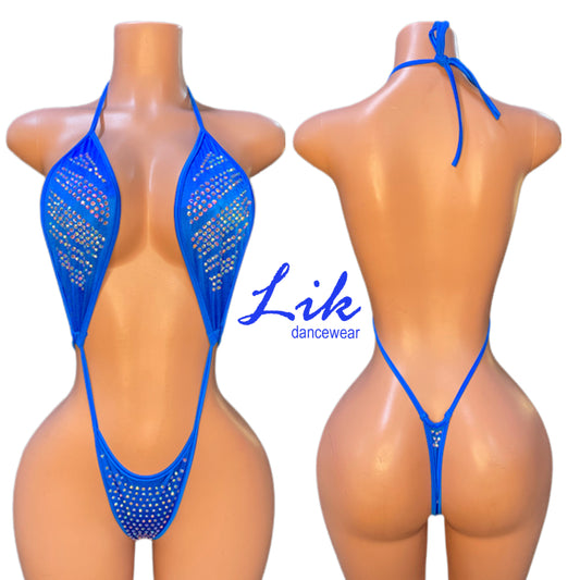 Exotic Dancewear HEAVY slingshot one-piece