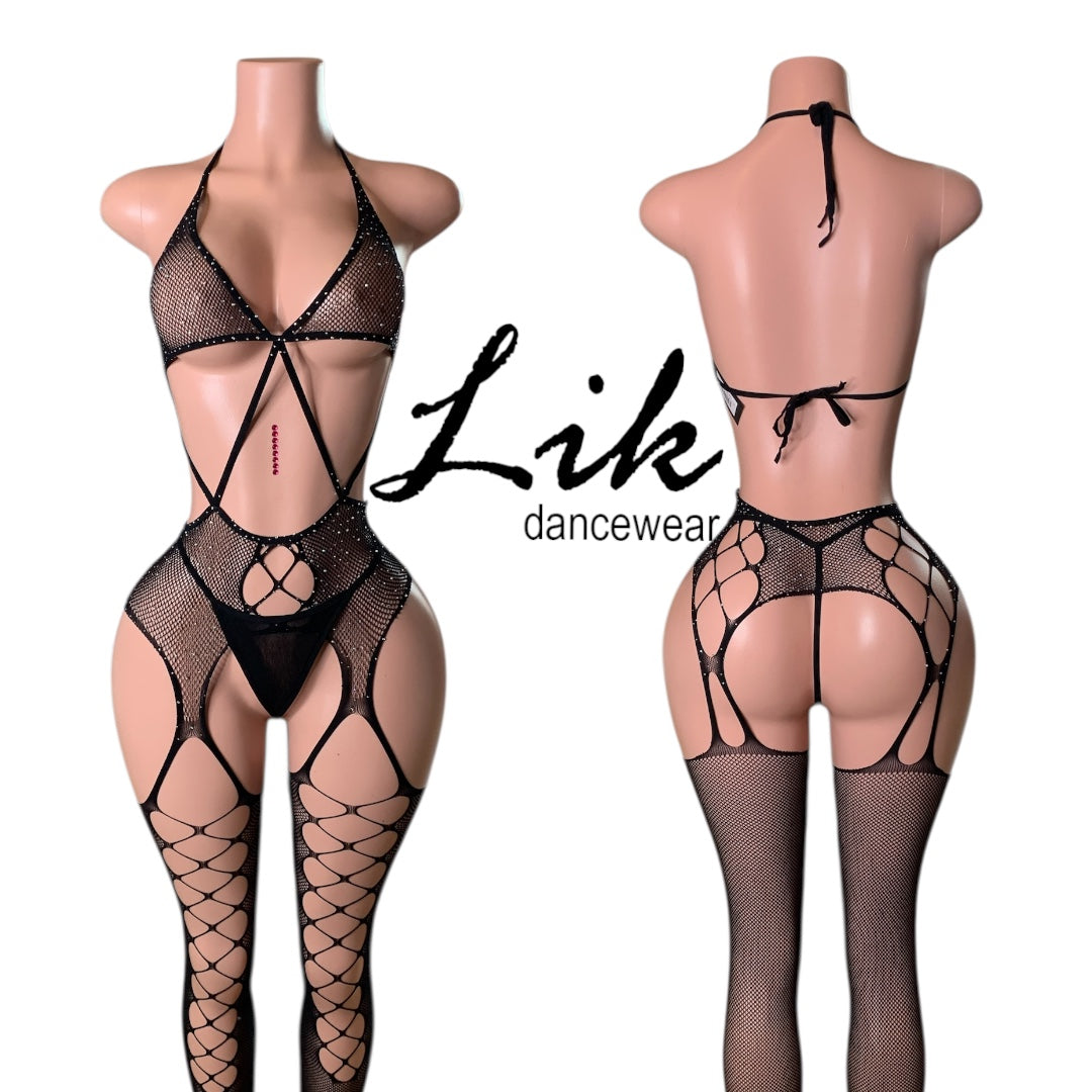Seduce Me Fishnet Bodysuit One Piece