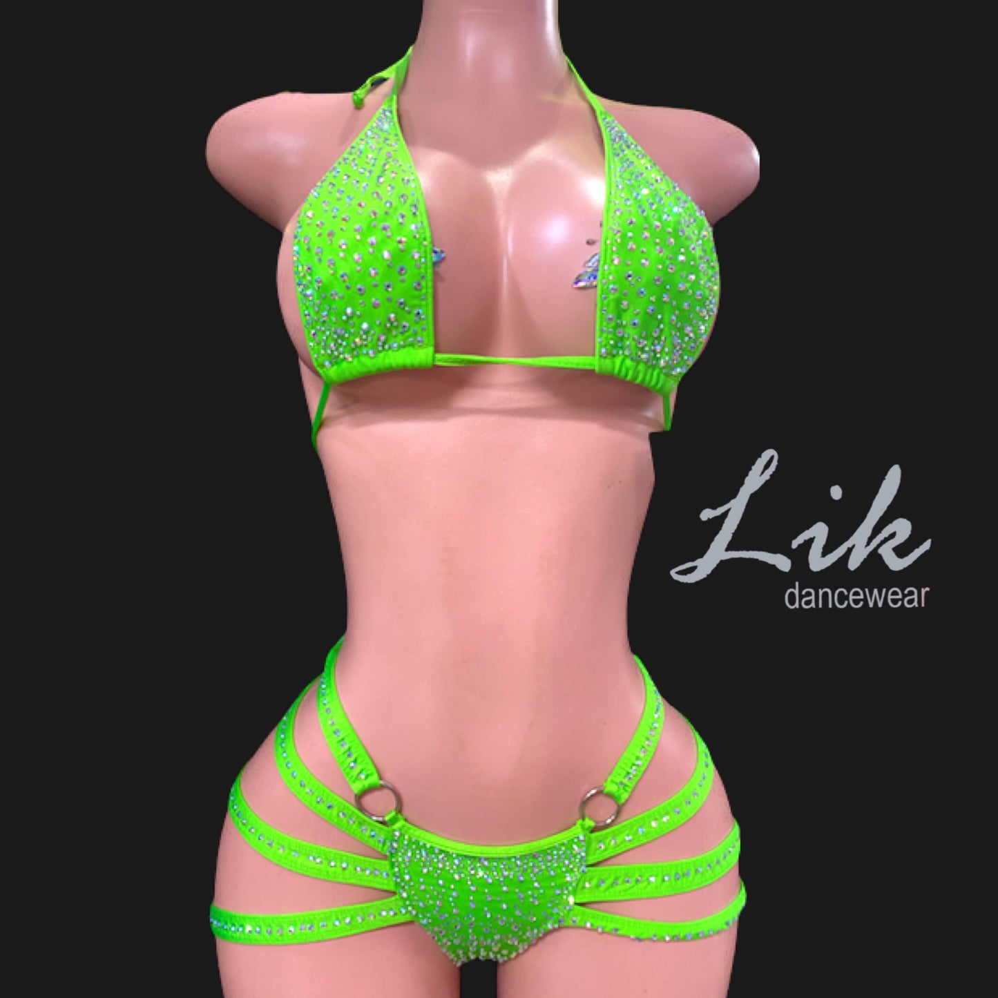 Exotic Dancewear SPIDER two-piece
