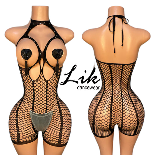 Fishnet Criss- cross dress