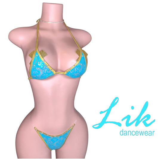 MAYA micro bikini with clear string