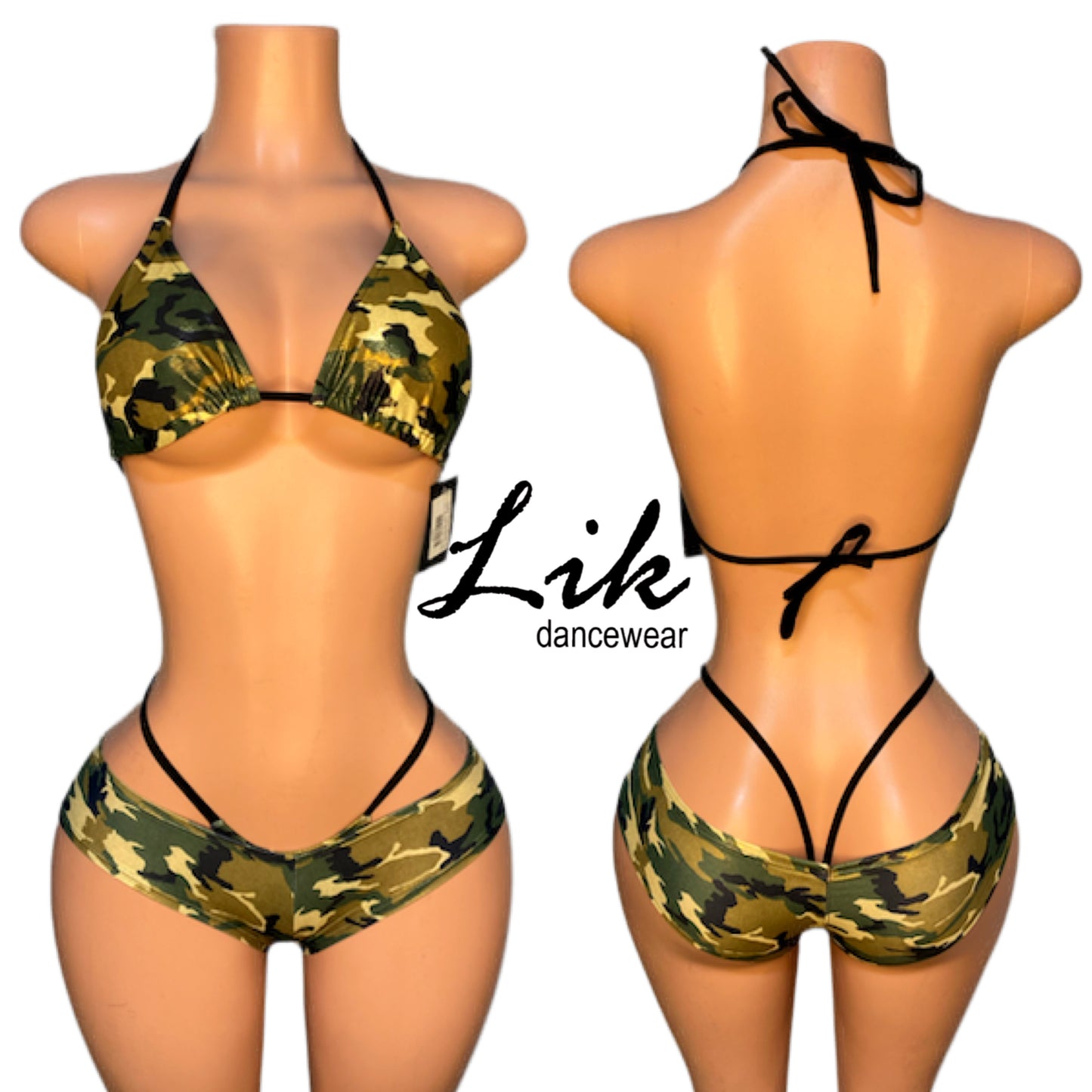 “Kelly” Camo Bootie Set
