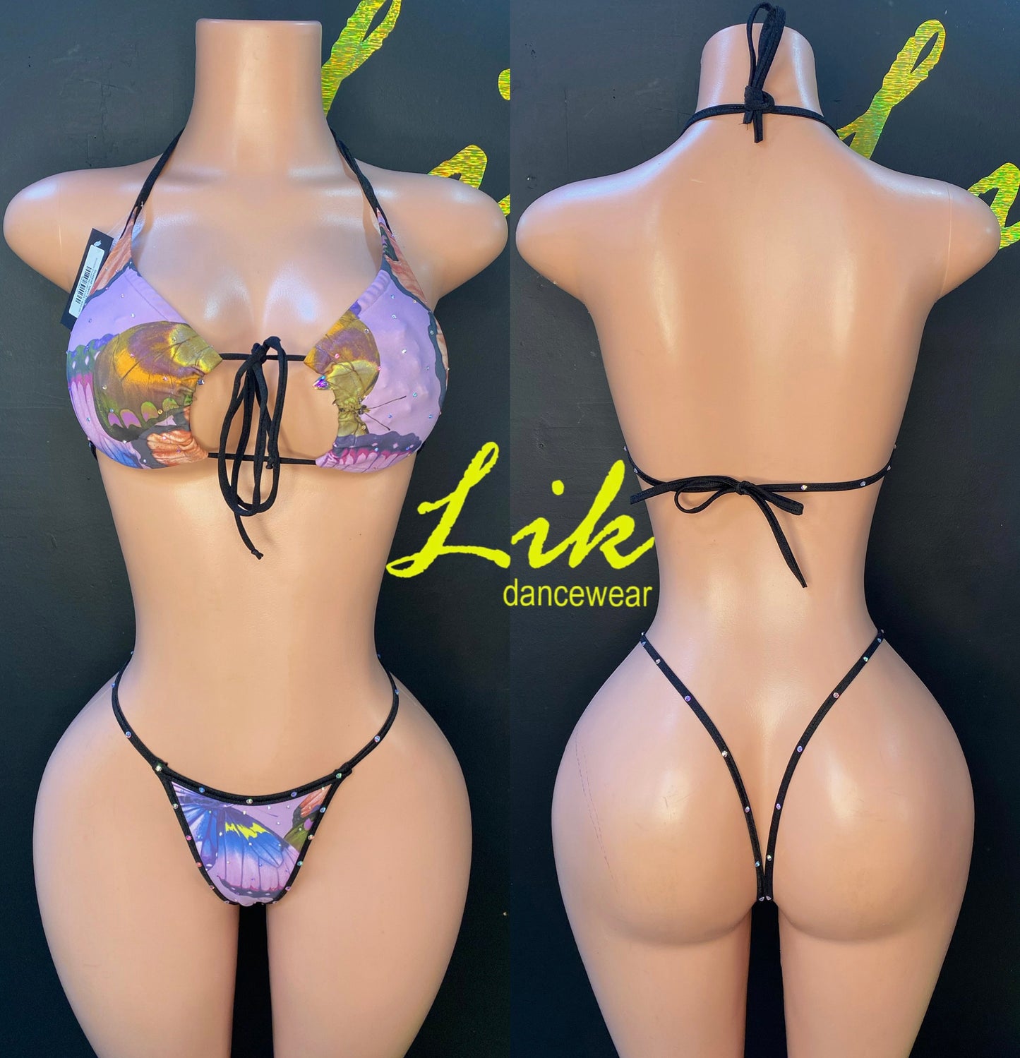 Exotic Dancewear Sugar two-piece