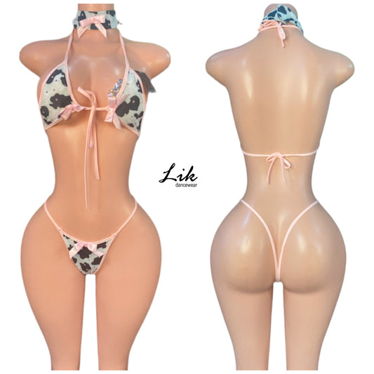 Moody- Bikini 5pc set exotic dancewear