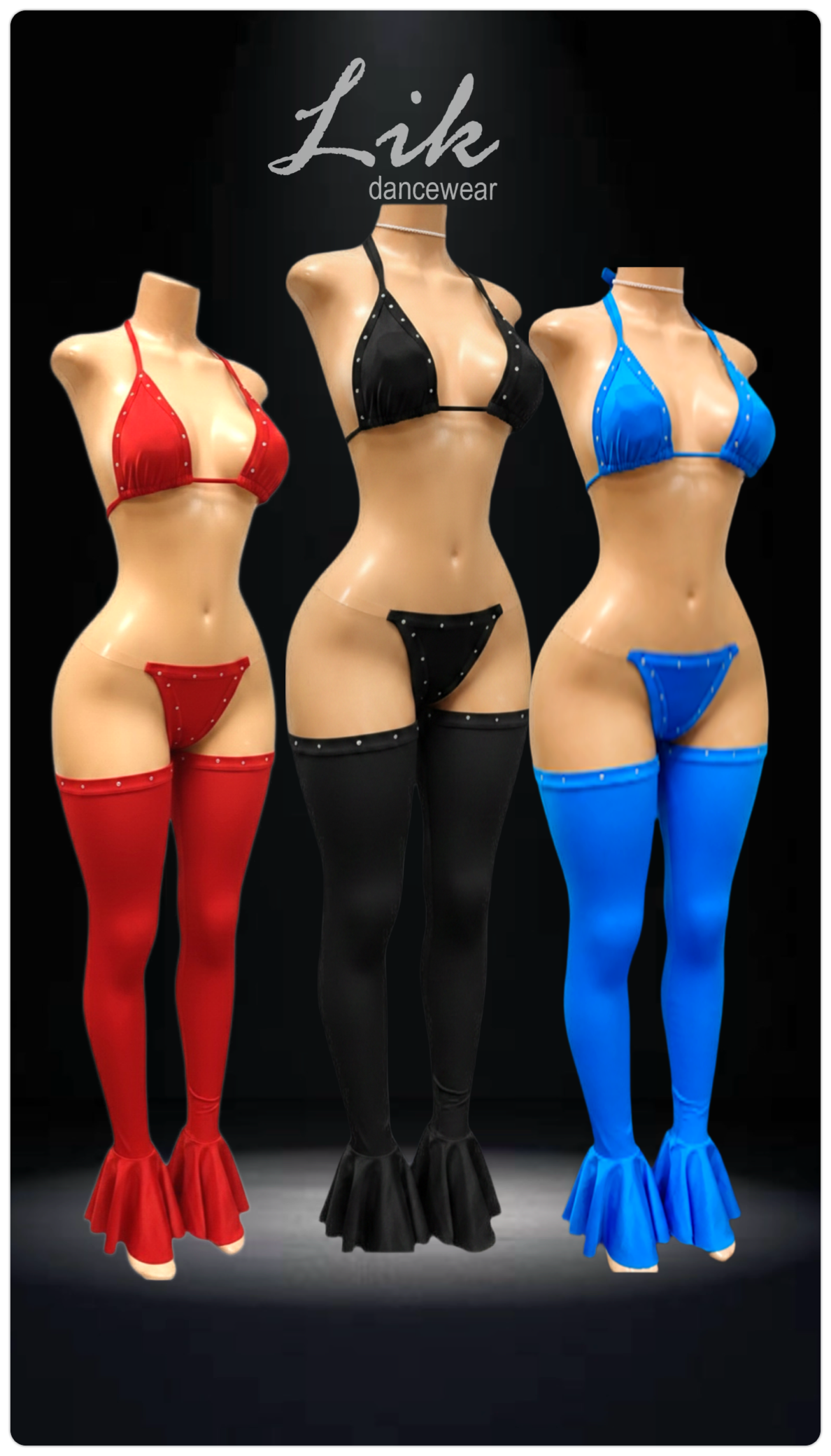Exotic Dancewear PRISSY Set 3-piece
