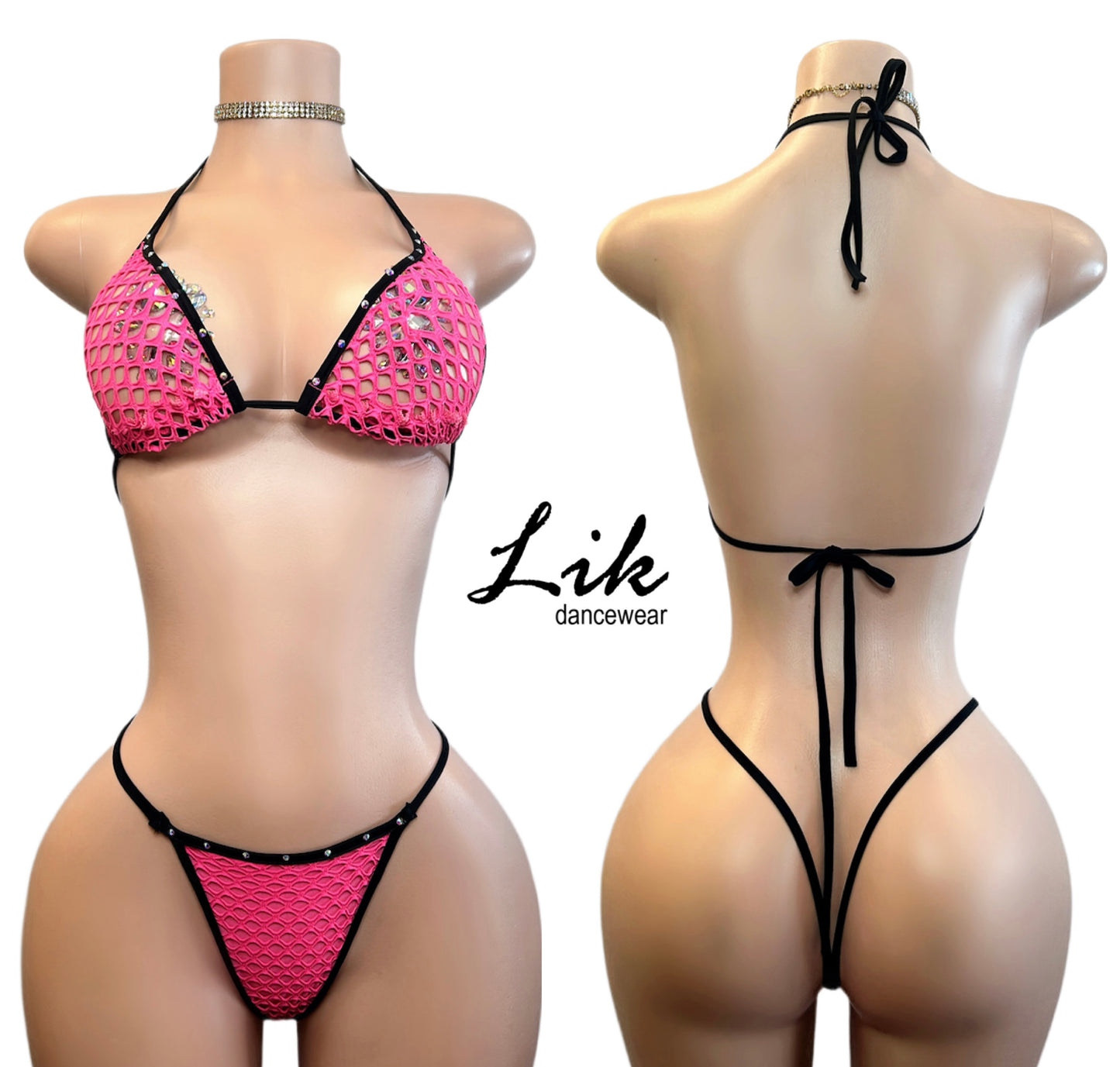 Shining exotic Dancewear bikini