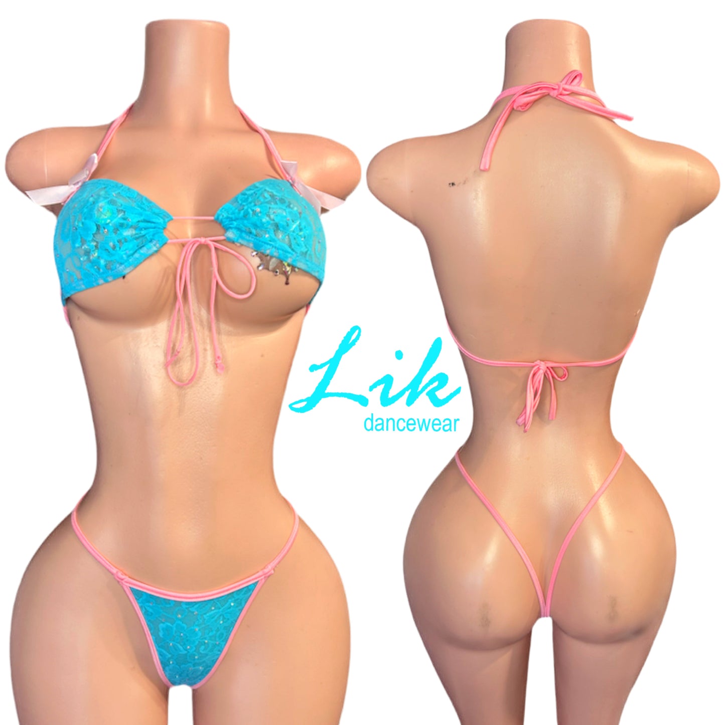 Exotic Dancewear Sugar two-piece