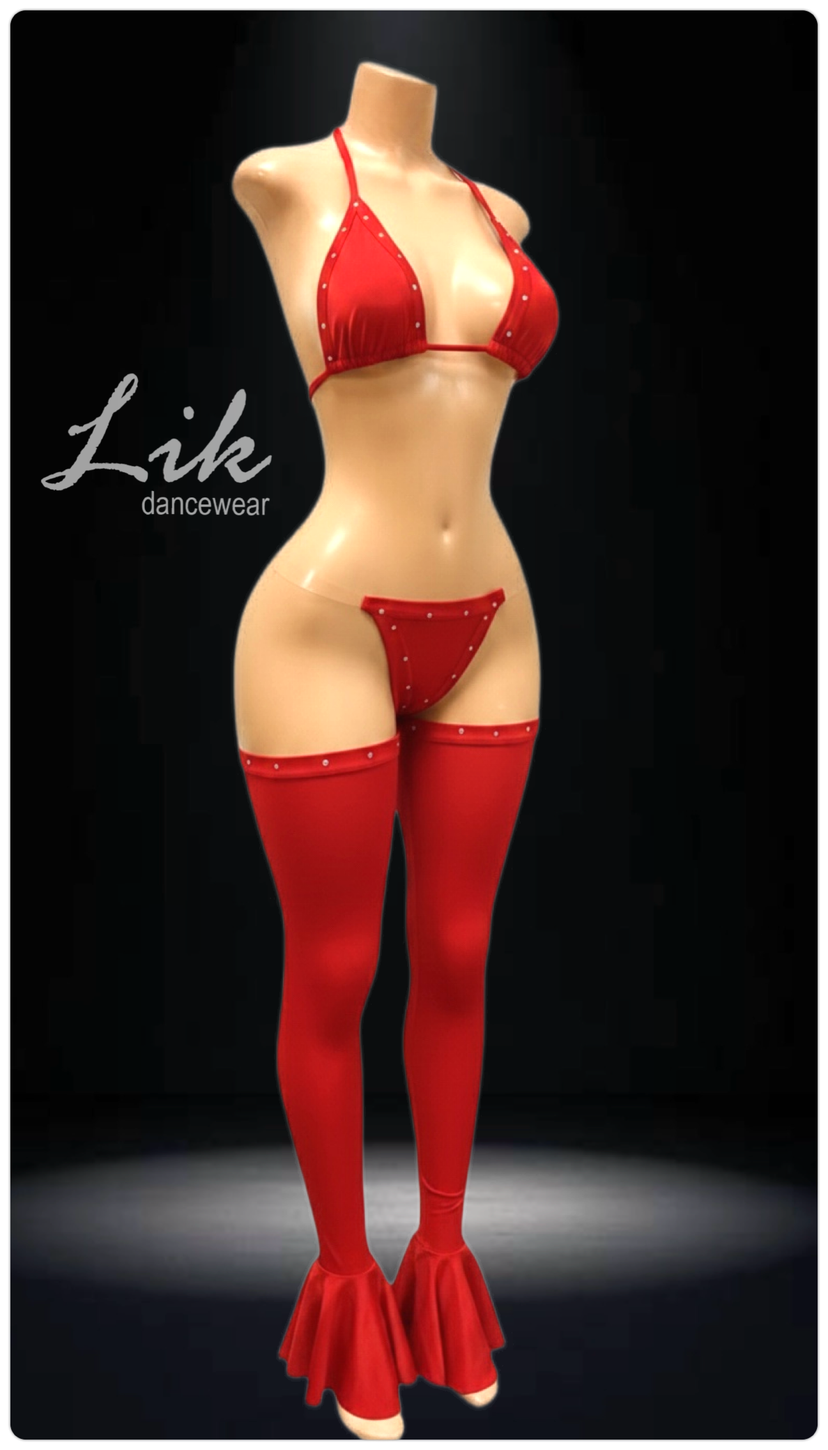 Exotic Dancewear PRISSY Set 3-piece