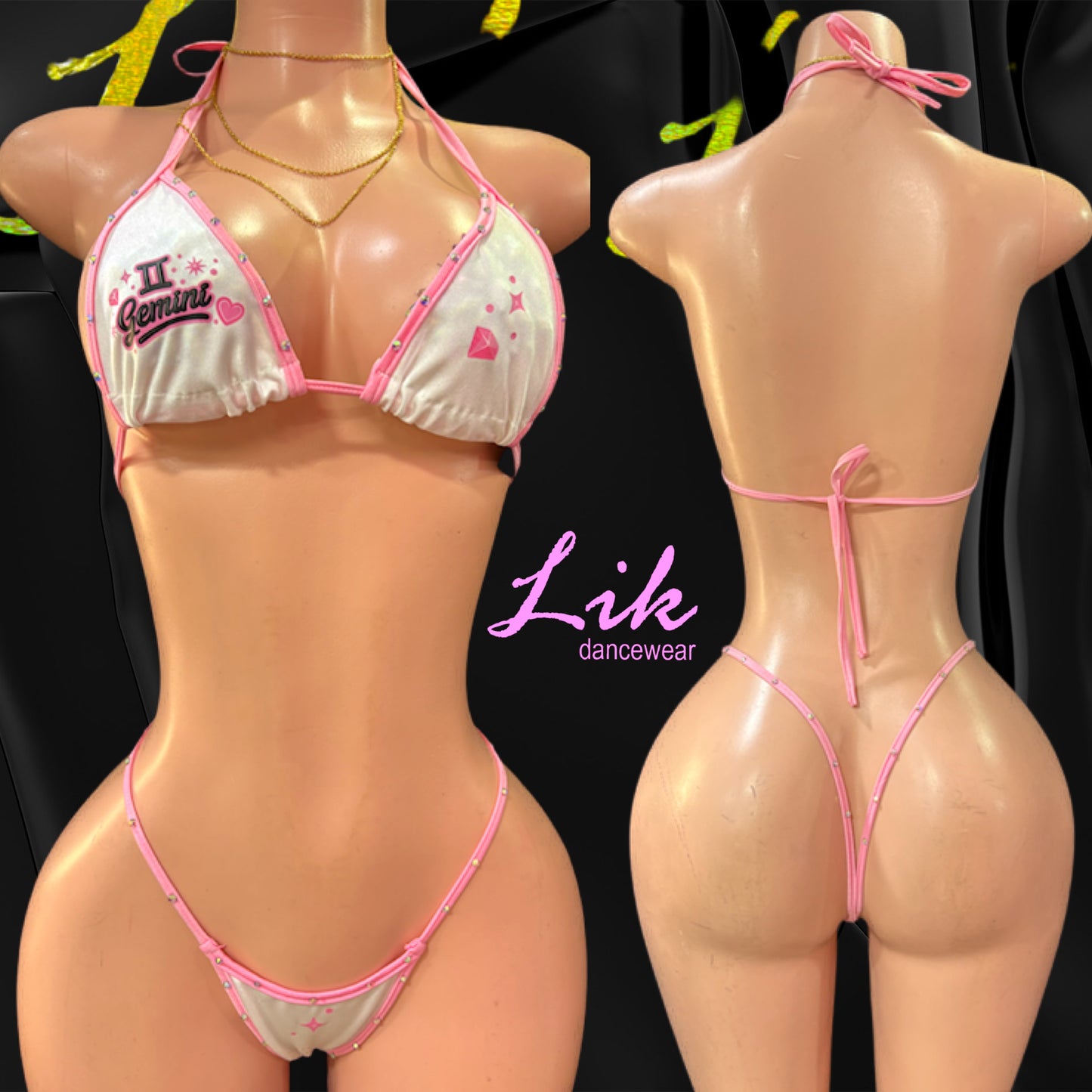 Exotic Dancewear -ZODIAC DOLLS Bikini set