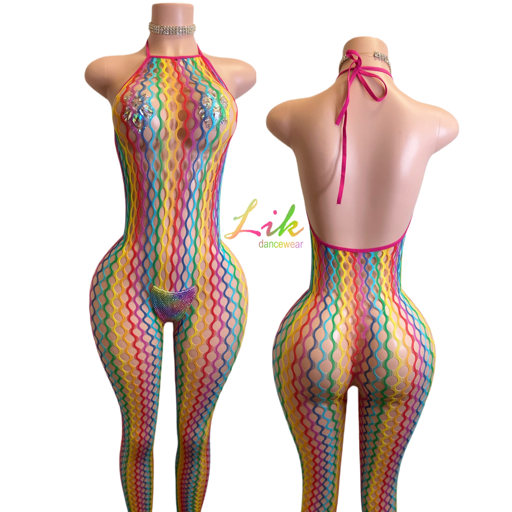 Sunshine rainbow fishnet Lik Dancewear Sunshine rainbow fishnet Lik Dancewear
